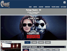 Tablet Screenshot of portagetheatres.com